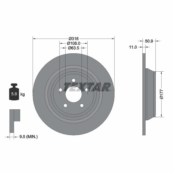 QUICK BRAKE QB113-0004X Brake Caliper Guide Sleeve Kit