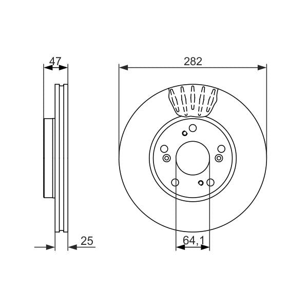 WABCO 9617222780 Parking Brake Valve