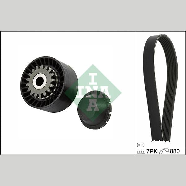 INA 529031810 V-Ribbed Belt Set