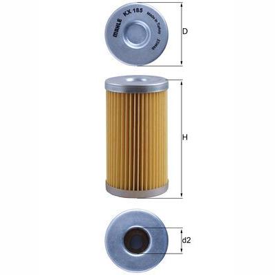 MAHLE KX185 Fuel Filter