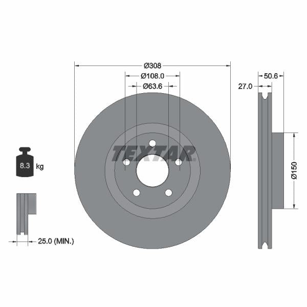 AUTOFREN SEINSA D7-025C Brake Caliper Guide Sleeve Kit