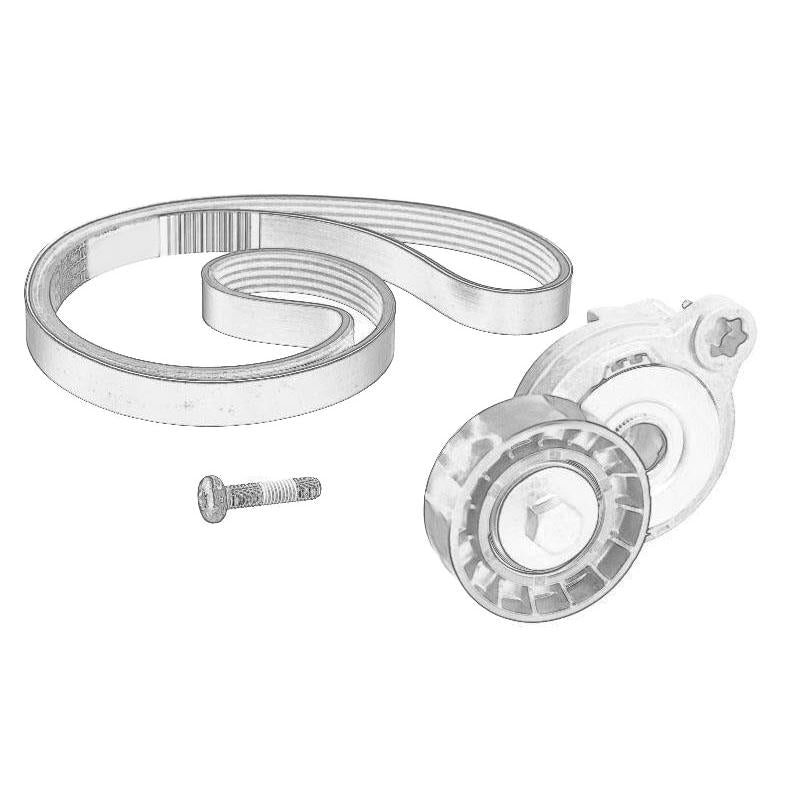 OE VOLVO 31401425 Tensioner Pulley (V-Ribbed Belt) Mounting Set