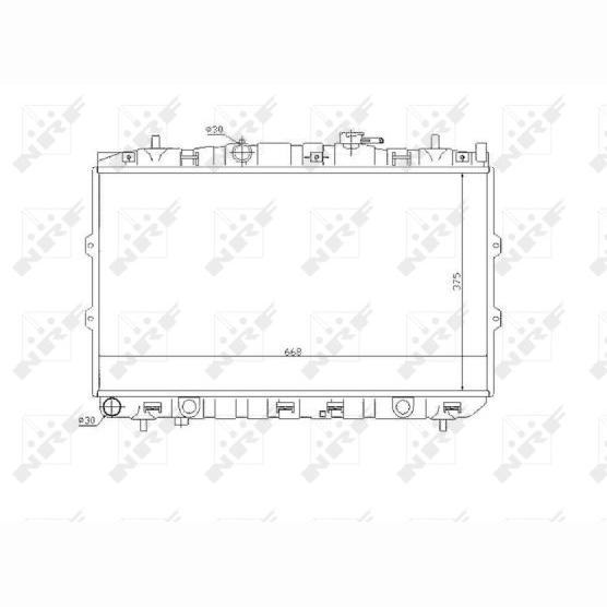 NRF NRF53819 Engine Radiator