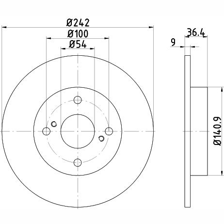 AUTOFREN SEINSA D7-269C Brake Caliper Guide Sleeve Kit