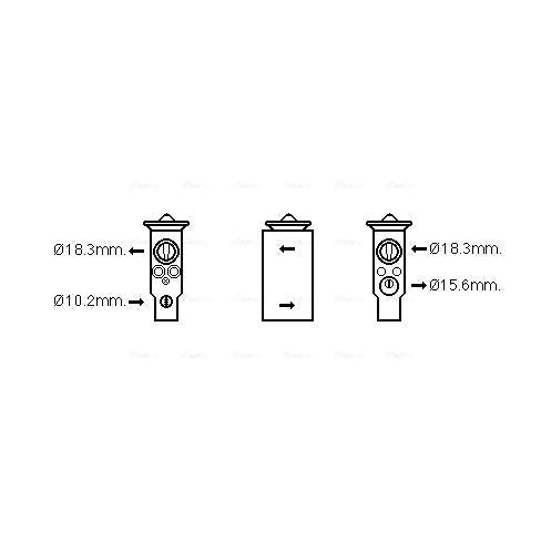 AVA COOLING MS1634AVA Air Conditioning Expansion Valve