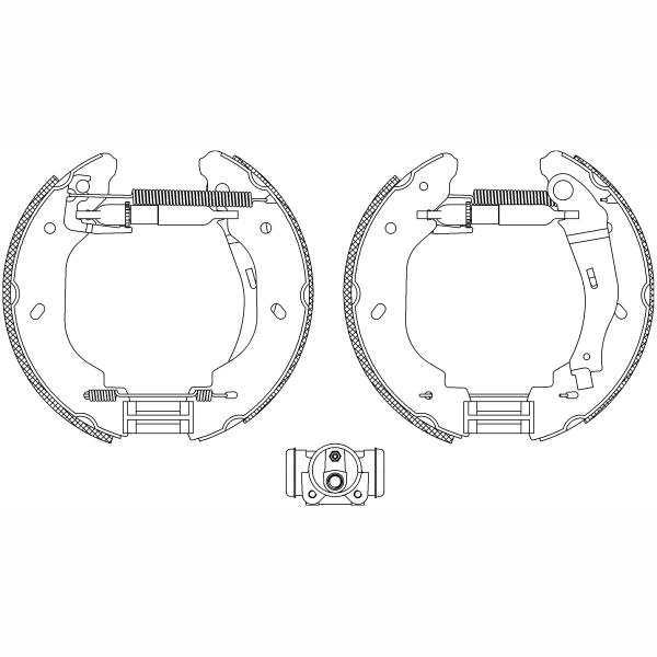 TEXTAR 84059100 Brake Shoe Set
