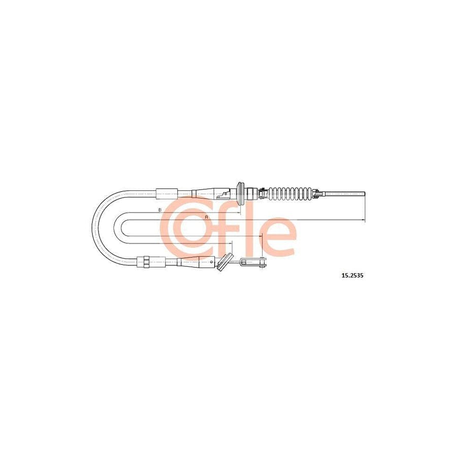 Cofle 15.2535 Clutch Cable for Opel Agila A (H00)