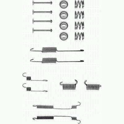 QUICK BRAKE QB105-0649 Brake Shoes Accessory Kit