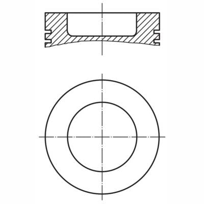 MAHLE 2291600 Piston