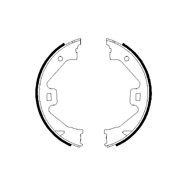 OE MERCEDES 2014200785 Parking Brake Cable Pull