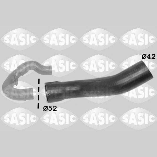 SASIC SAS3356080 Charge Air Hose