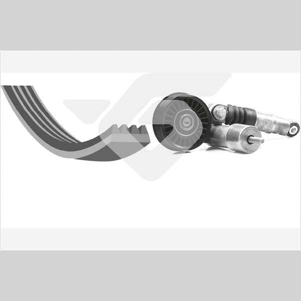 HUTCHINSON HUKHV114 V-Ribbed Belt Set