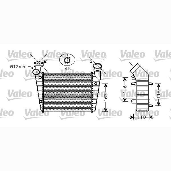 VALEO VAL818720 Charge Air Cooler