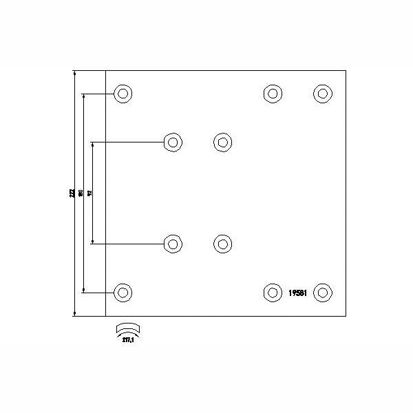 HYUNDAI 0K56B44430 Handbrake Cable Conversion Kit