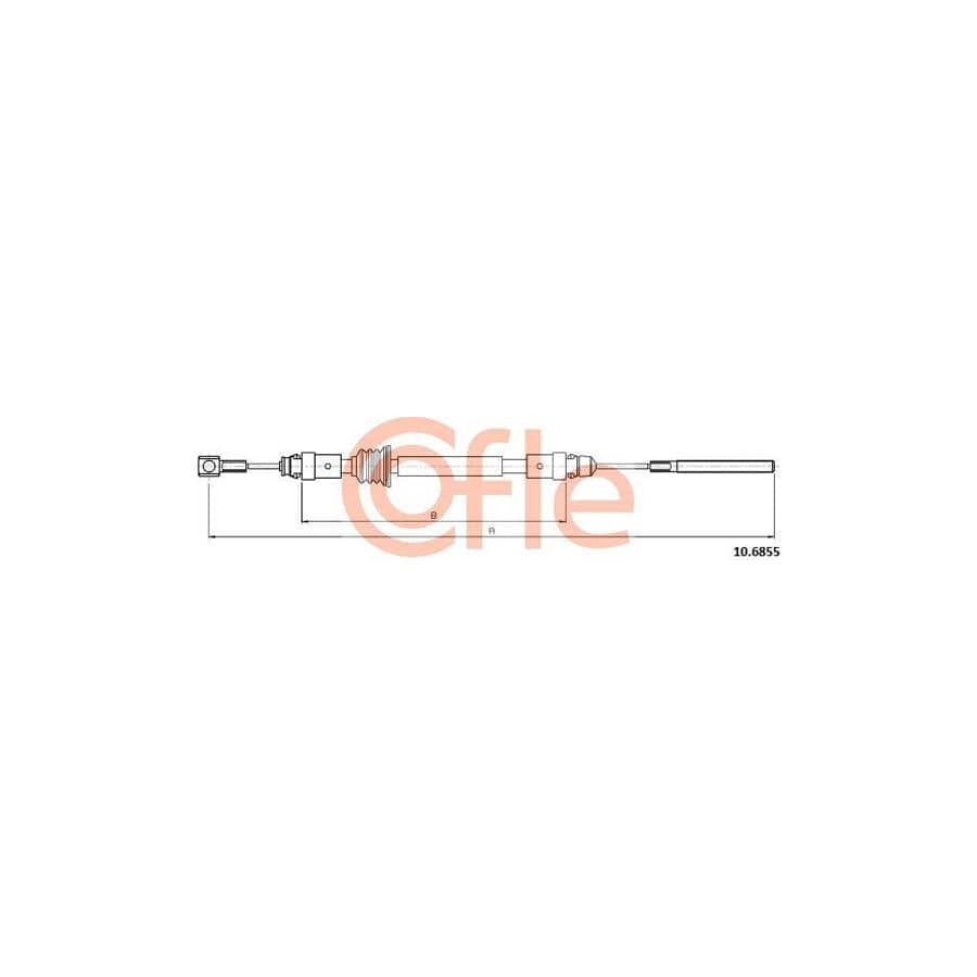 Cofle 92.10.6855 Hand Brake Cable