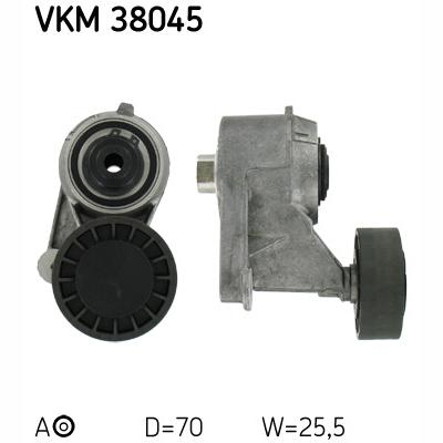 SKF VKM38045 V-Ribbed Belt Tensioner Pulley