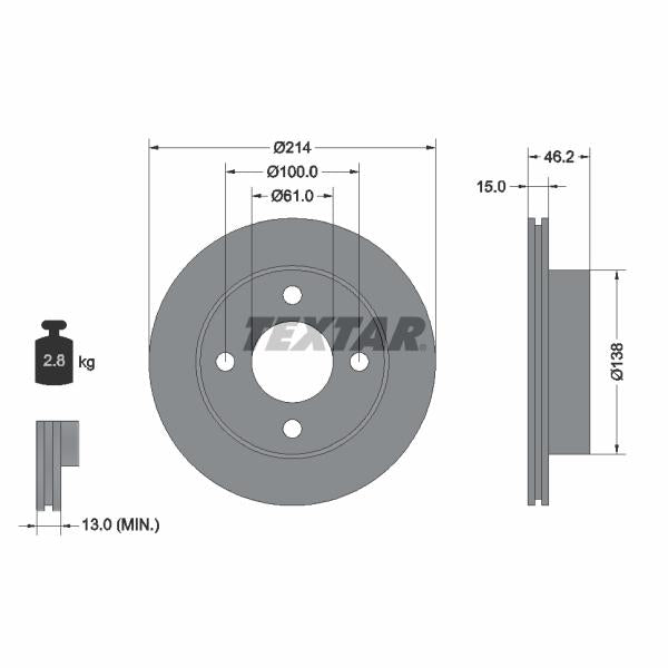TRW MOTO ST1723 Brake Caliper Guide Sleeve Kit