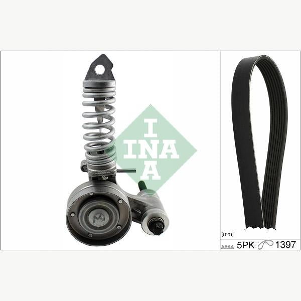INA 529032610 V-Ribbed Belt Set