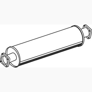 DINEX DIN44360 Centre/Rear Muffler