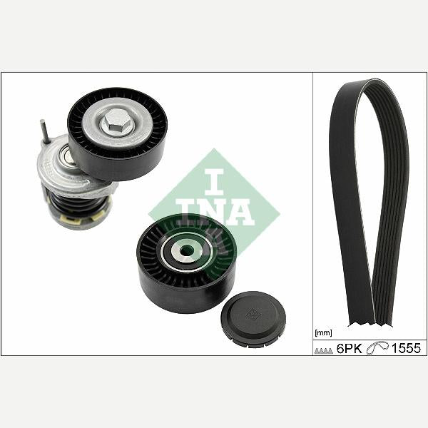 INA 529053510 V-Ribbed Belt Set