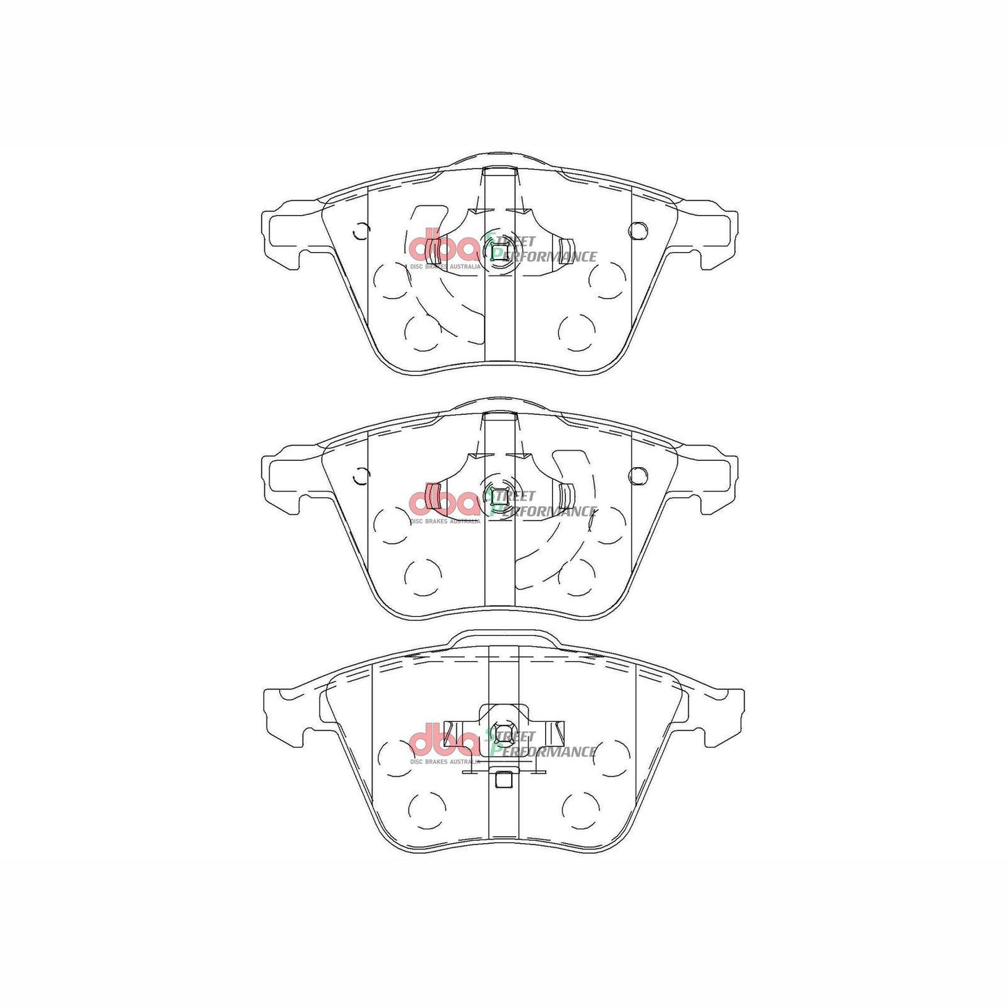 DBA DB2176SP High Performance Brake Pad Set