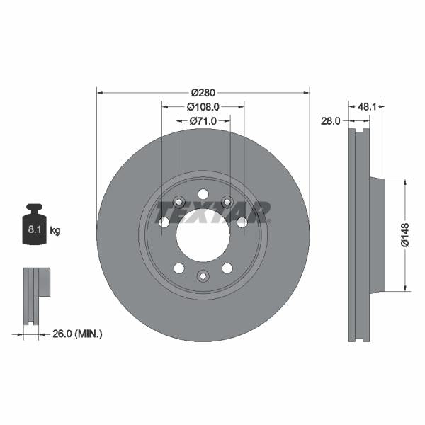 AUTOFREN SEINSA D7-065C Brake Caliper Guide Sleeve Kit