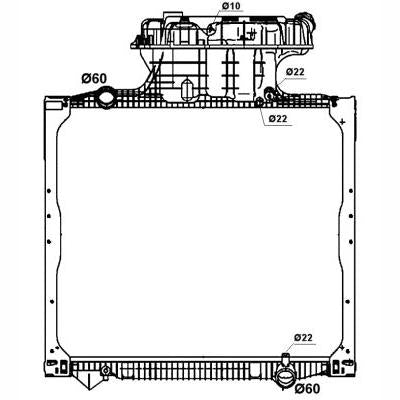 NRF NRF58279 Engine Radiator