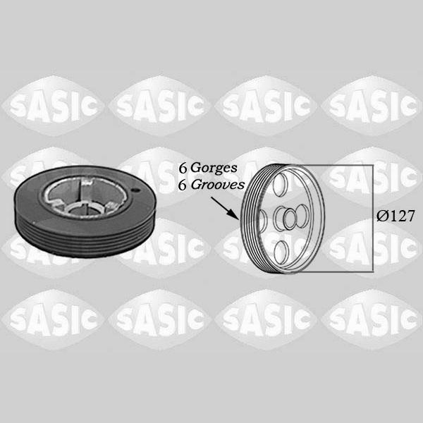 SASIC SAS5150H60 Crankshaft Belt Pulley