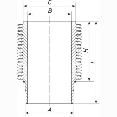 MAHLE 004WR2300 Cylinder Liner
