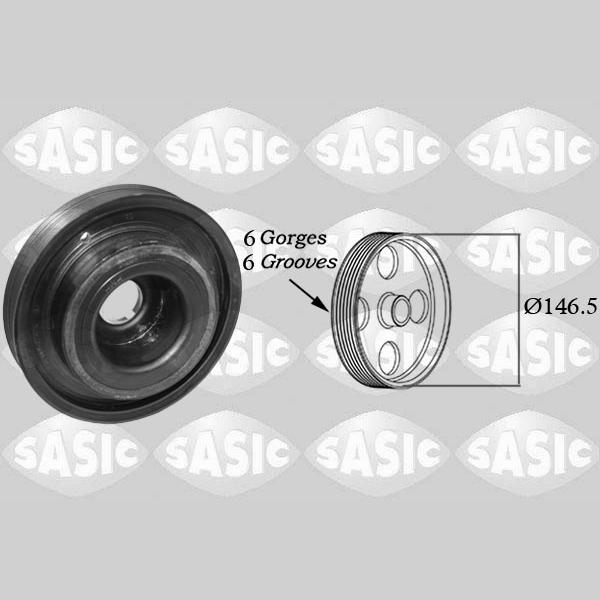 SASIC SAS2154019 Crankshaft Belt Pulley
