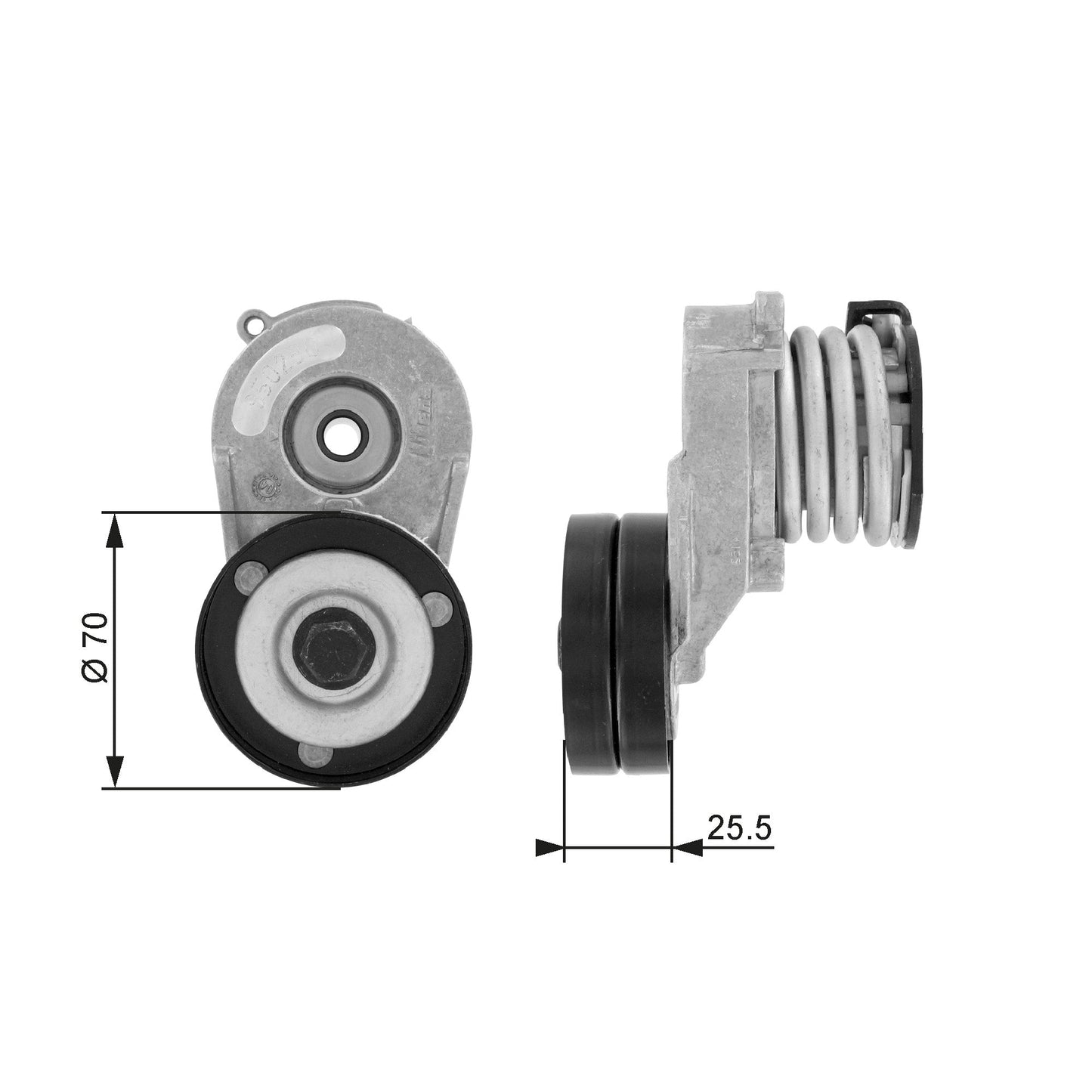 GATES GATT38432 V-Ribbed Belt Tensioner Lever
