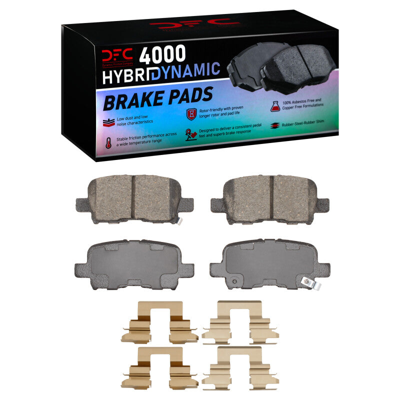 DFC 01-08 Acura MDX Rear 4000 HybriDynamic Brake Pads and Hardware Kit