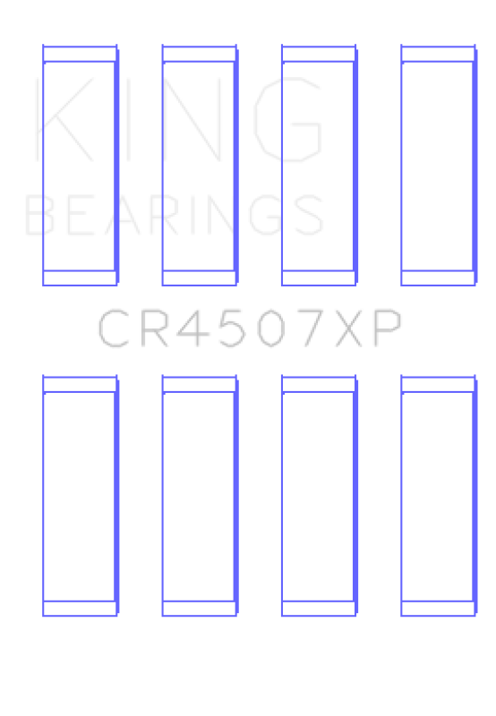 King Engine Bearings King Mazda MZR 2.3L 16V / Ford Duratec 2.3L 16V (Size .026) Connecting Rod Bearings (Set of 4)