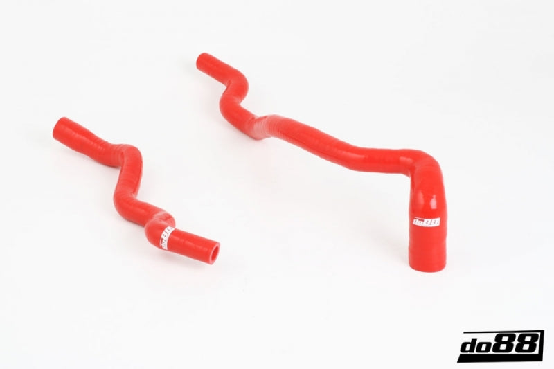 do88 SAAB 900/9-3 RHD Heater Core Hoses Red