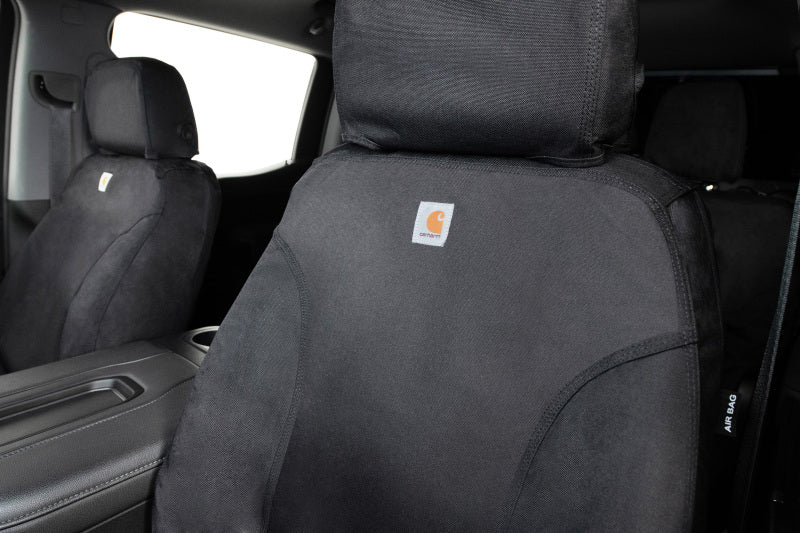 Covercraft 20-21 Kia Telluride Carhartt Super Dux SeatSaver Custom Front Row Seat Covers - Black