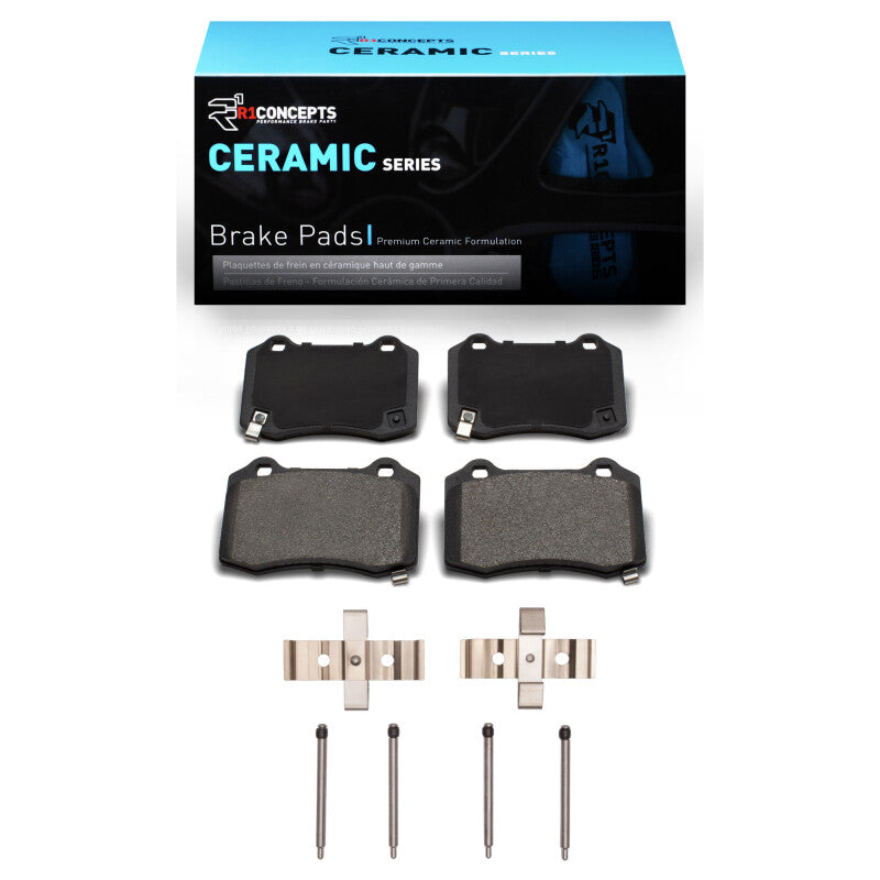 R1 Concepts R1 2004-2024 Cadillac CTS Rear R1 Ceramic Pads & Hardware Kit
