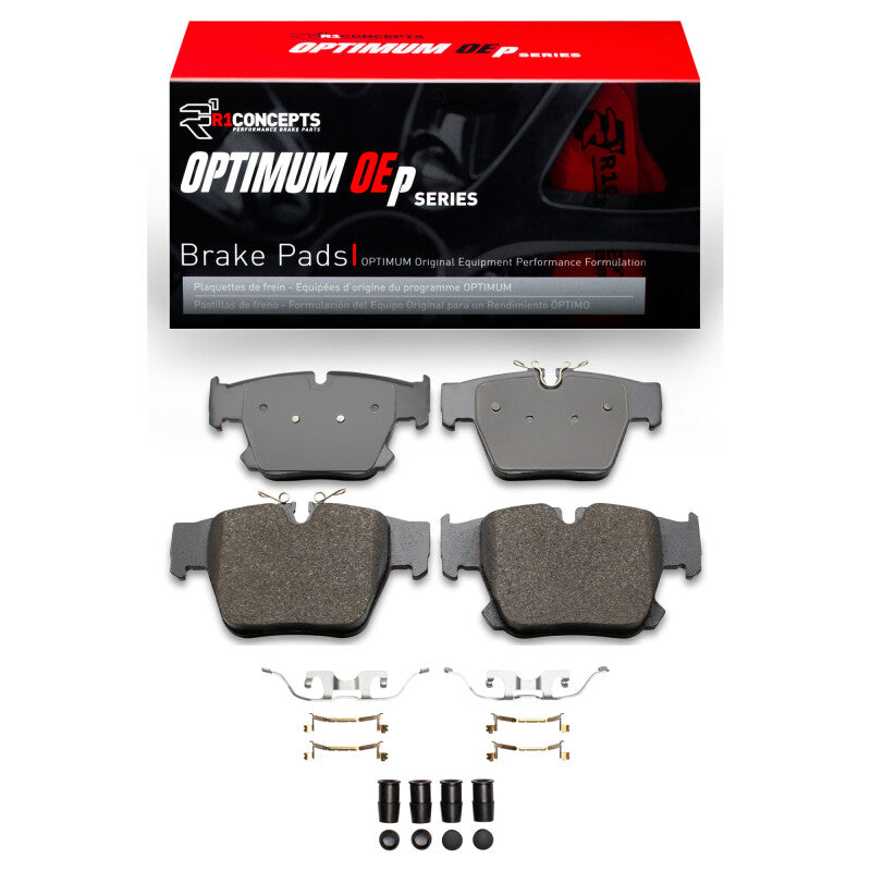 R1 Concepts R1 23-25 BMW 760I xDrive Rear Optimum OE Pads & Hardware Kit
