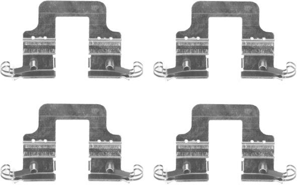 TEXTAR 82514200 Brake Pad Fitting Kit