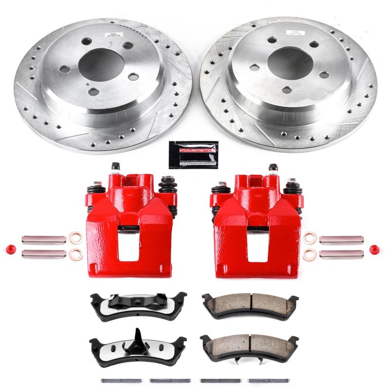 PowerStop Power Stop 95-01 Ford Explorer Rear Z36 Truck & Tow Brake Kit w/Calipers