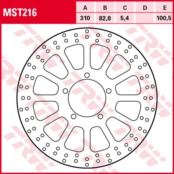 TRW MOTO MST216 Brake Disc