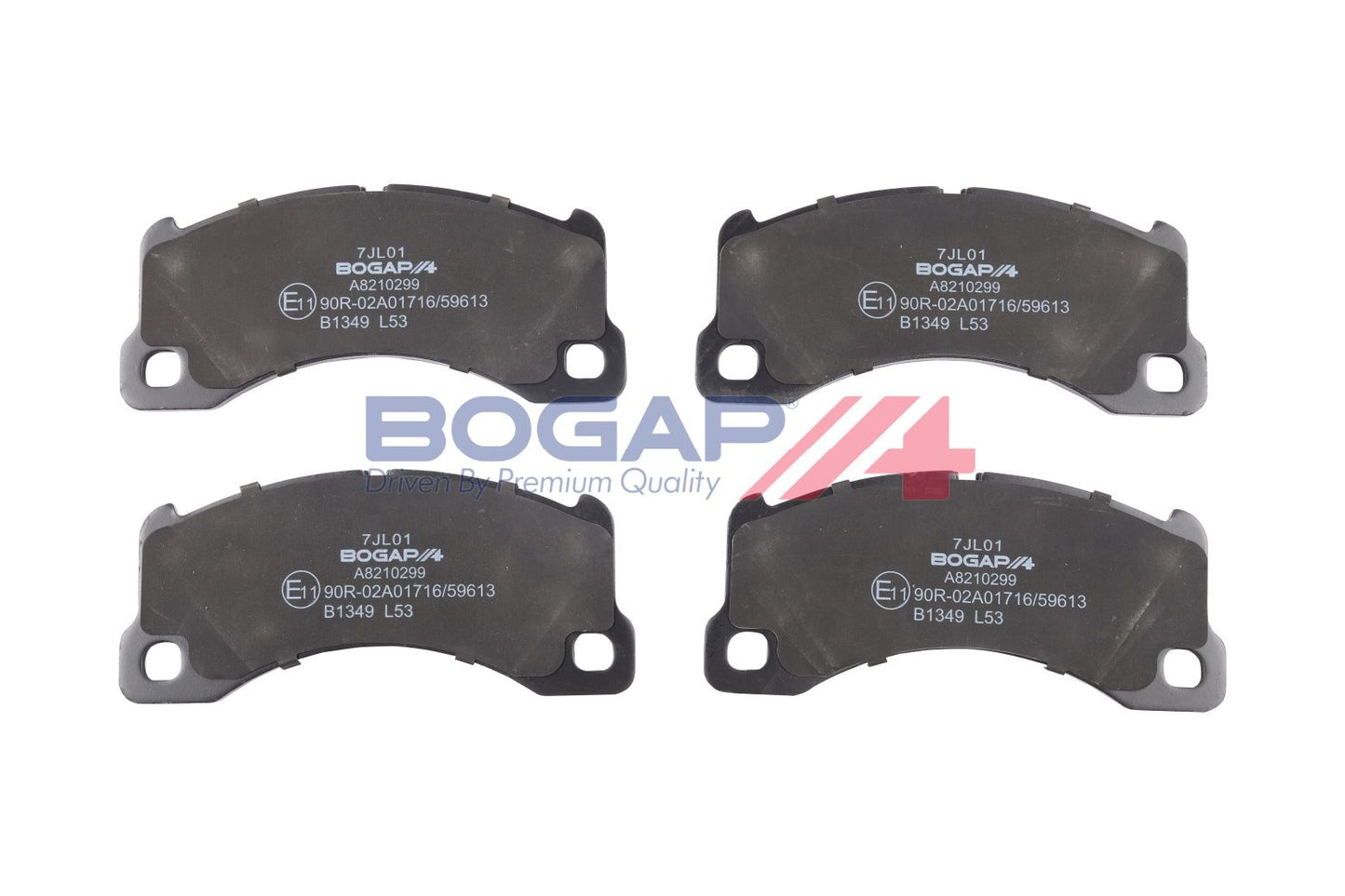 BOGAP A8210299 Brake Pad Set, Disc Brake | ML Performance Car Parts