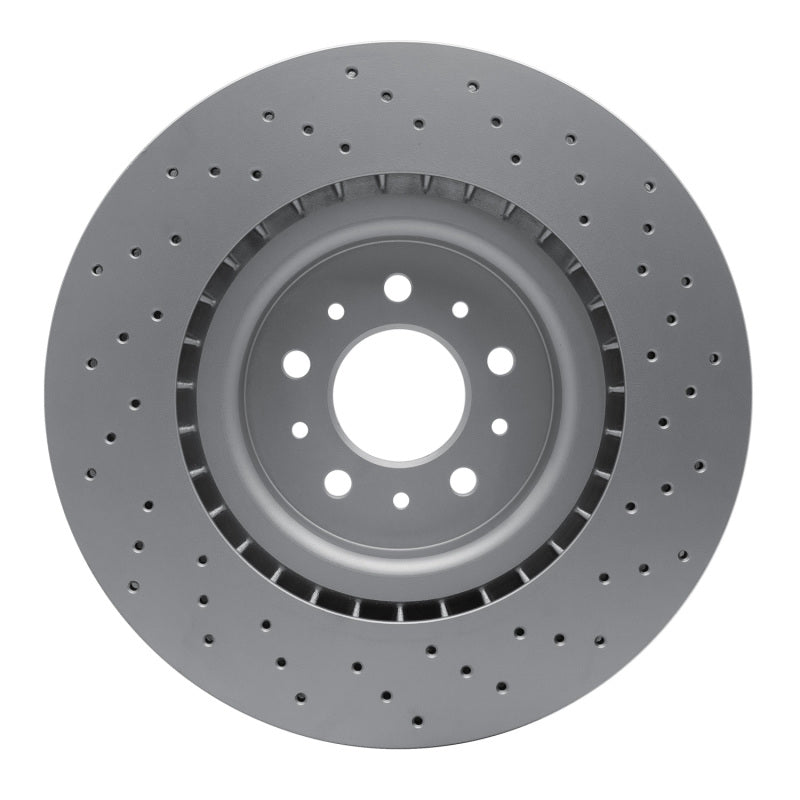 DFC 05-06 Ford GT Front Drilled GeoSPEC Coated Rotor