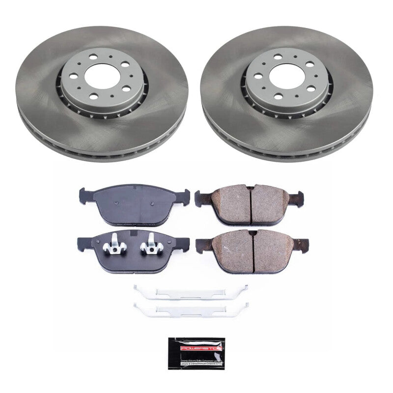 PowerStop Power Stop 03-14 Volvo XC90 Front Semi-Coated Rotor Kit