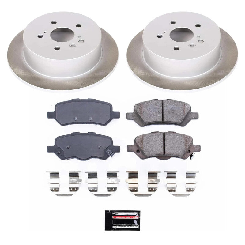 PowerStop Power Stop 09-16 Toyota Venza Rear Semi-Coated Rotor Kit