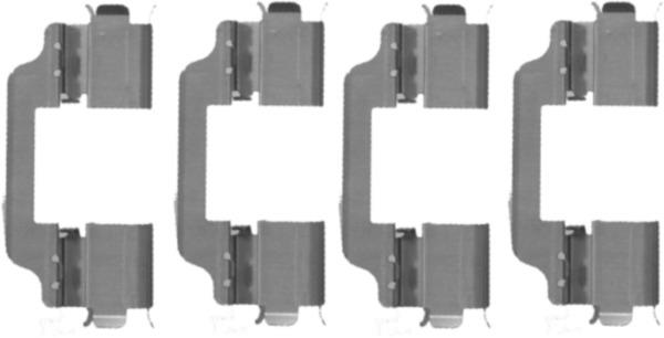 TEXTAR 82506500 Brake Pad Fitting Kit