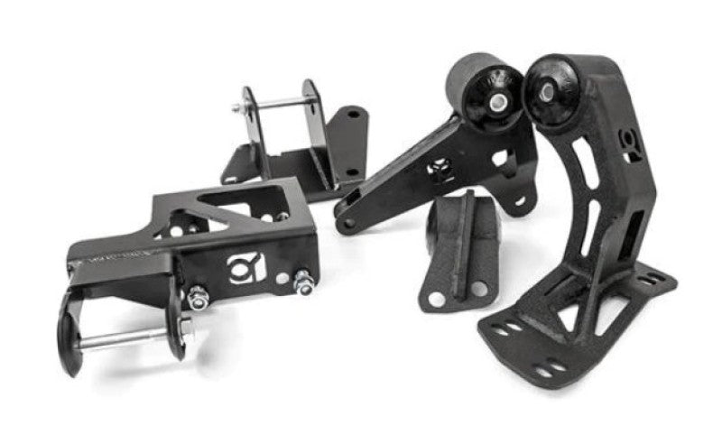 Innovative Mounts Innovative 94-01 Integra K-Series Black Steel Mounts 95A Bushings (Not K24 Trans)