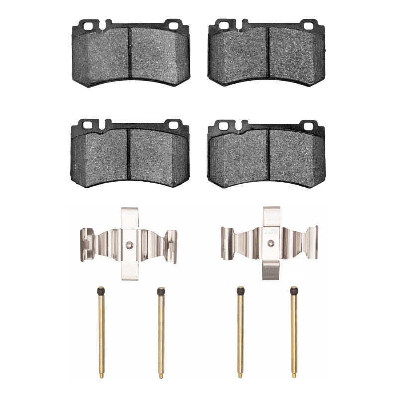 R1 Concepts R1 07-13 Mercedes-Benz S600 Rear Semi Met Pads & Hardware Kit