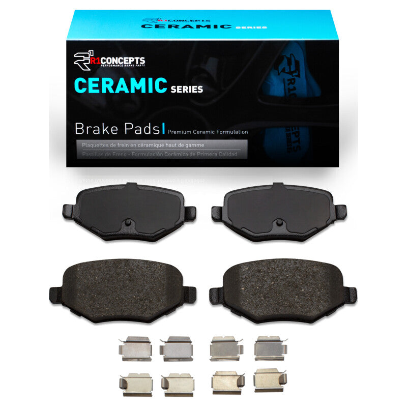 R1 Concepts R1 2009-2019 Ford Flex Rear R1 Ceramic Pads & Hardware Kit