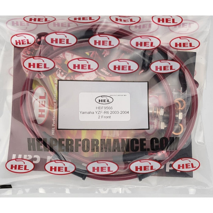 HEL Performance CL-HBF9566-FRONTS Standard Replacement Brake Lines Stainless Steel Braided