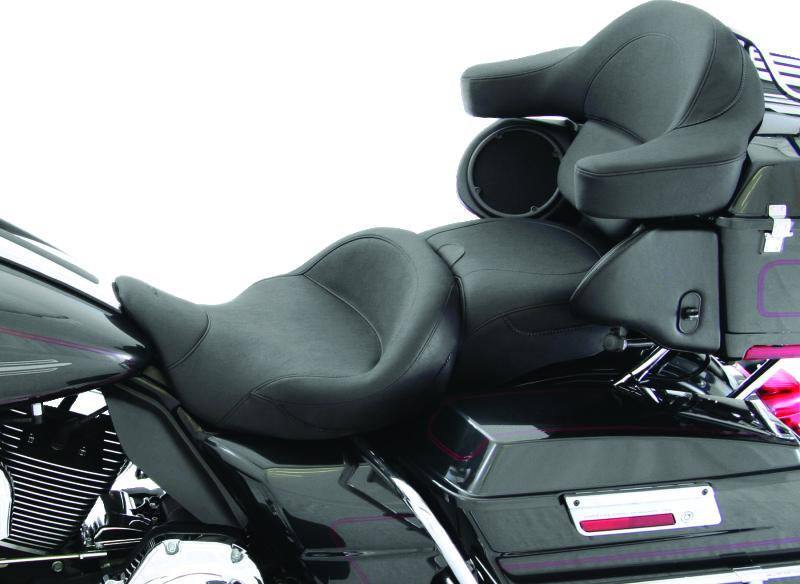 Mustang Motorcycle Mustang 08-21 Harley Electra Glide, Rd Glide, Rd King, Str Glide Super Touring 1PC Seat - Black